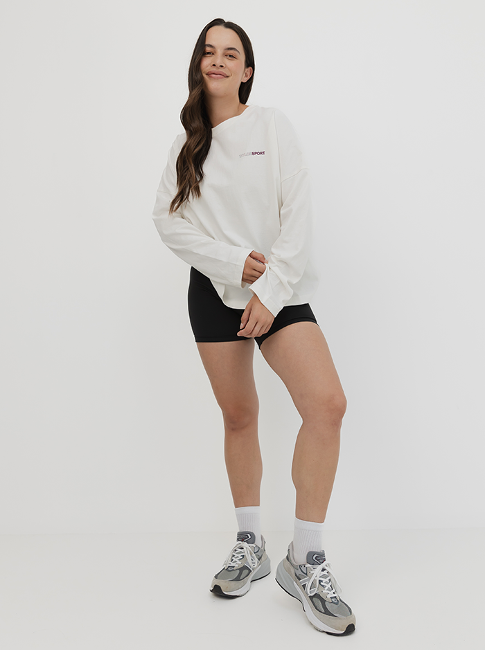 Essential Long Sleeve in White