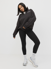 Quarter Zip in Pepper