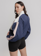 Retro Windbreaker in Midnight