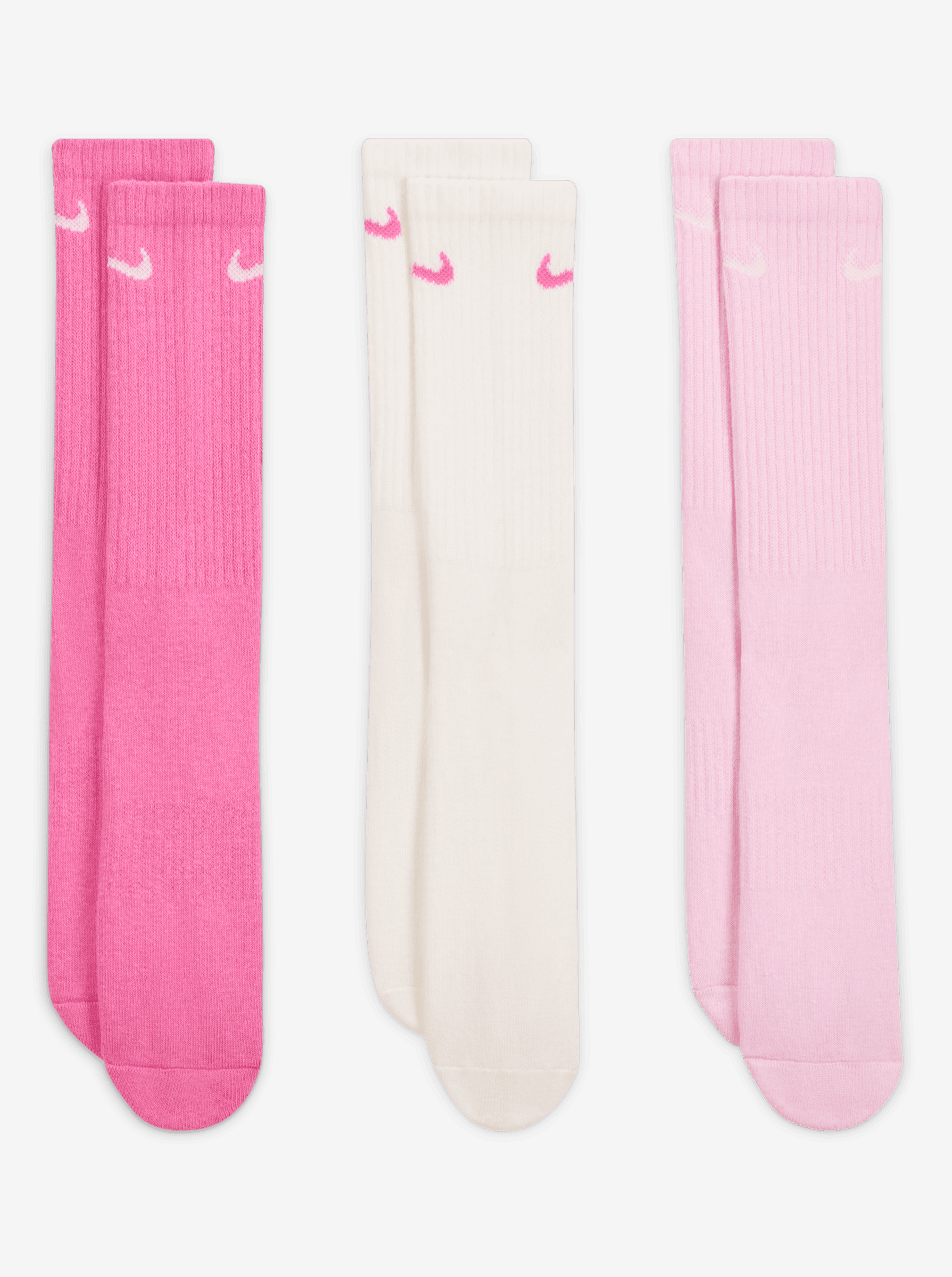 Everyday Cushioned Crew Socks 3 Pack