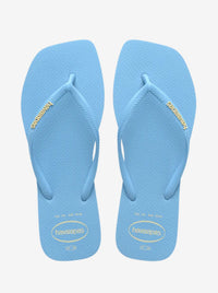 Slim Square Logo Pop-Up Flip Flops Womens