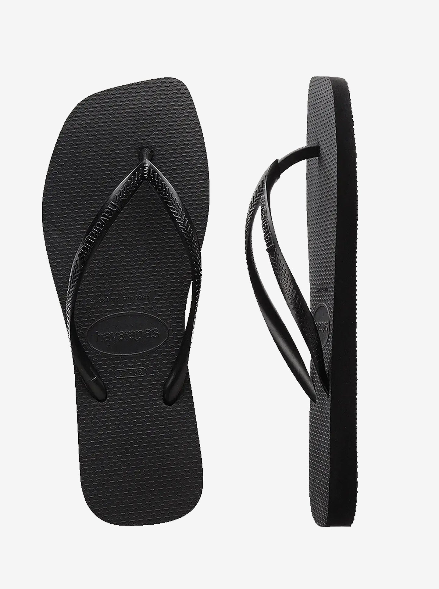 Slim Square Flip Flops Womens