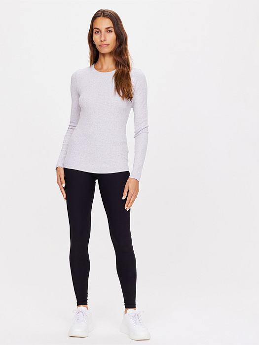 Chrissy Long Sleeve in Grey Marle