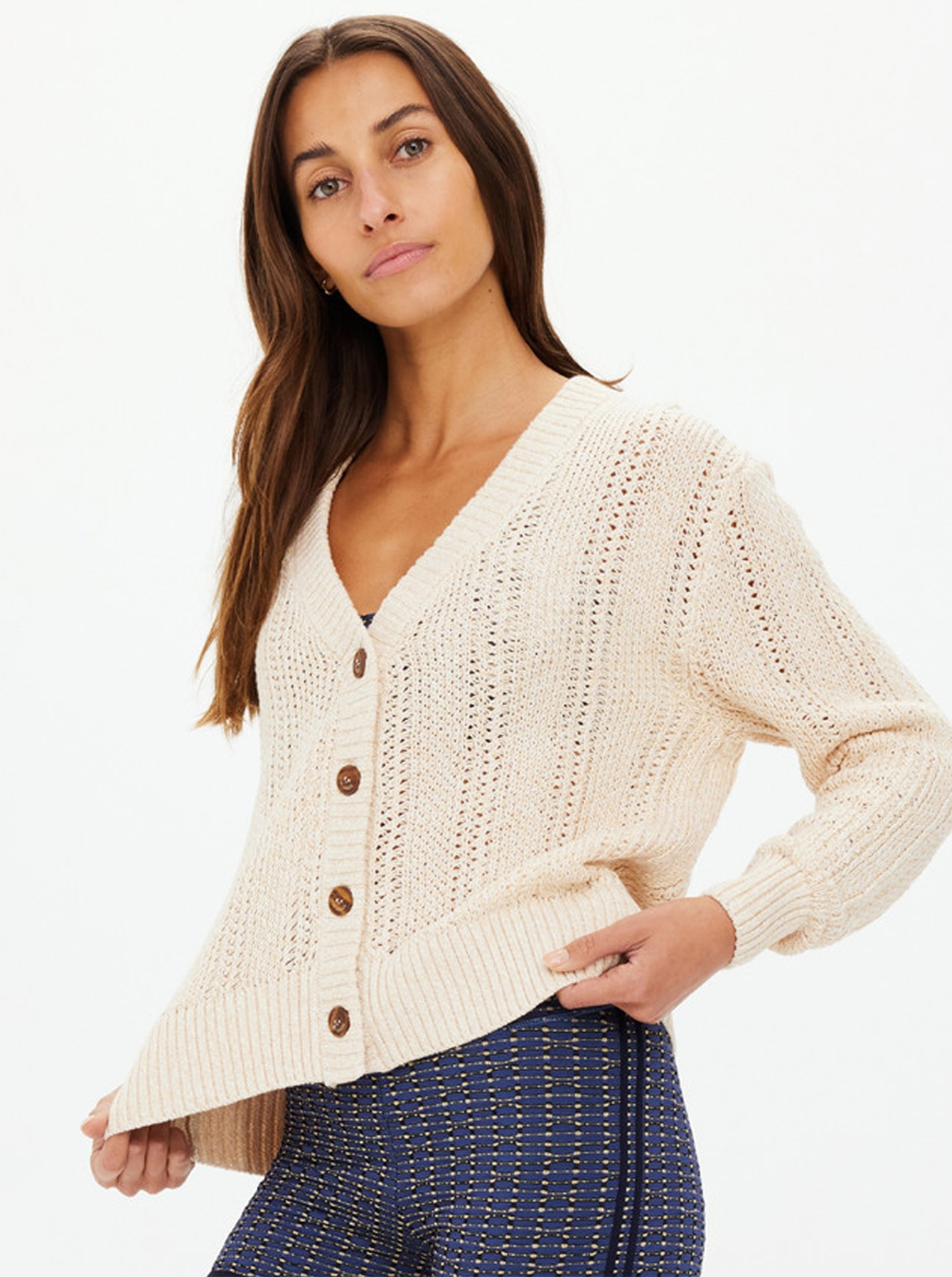Drew Button Knit Cardigan