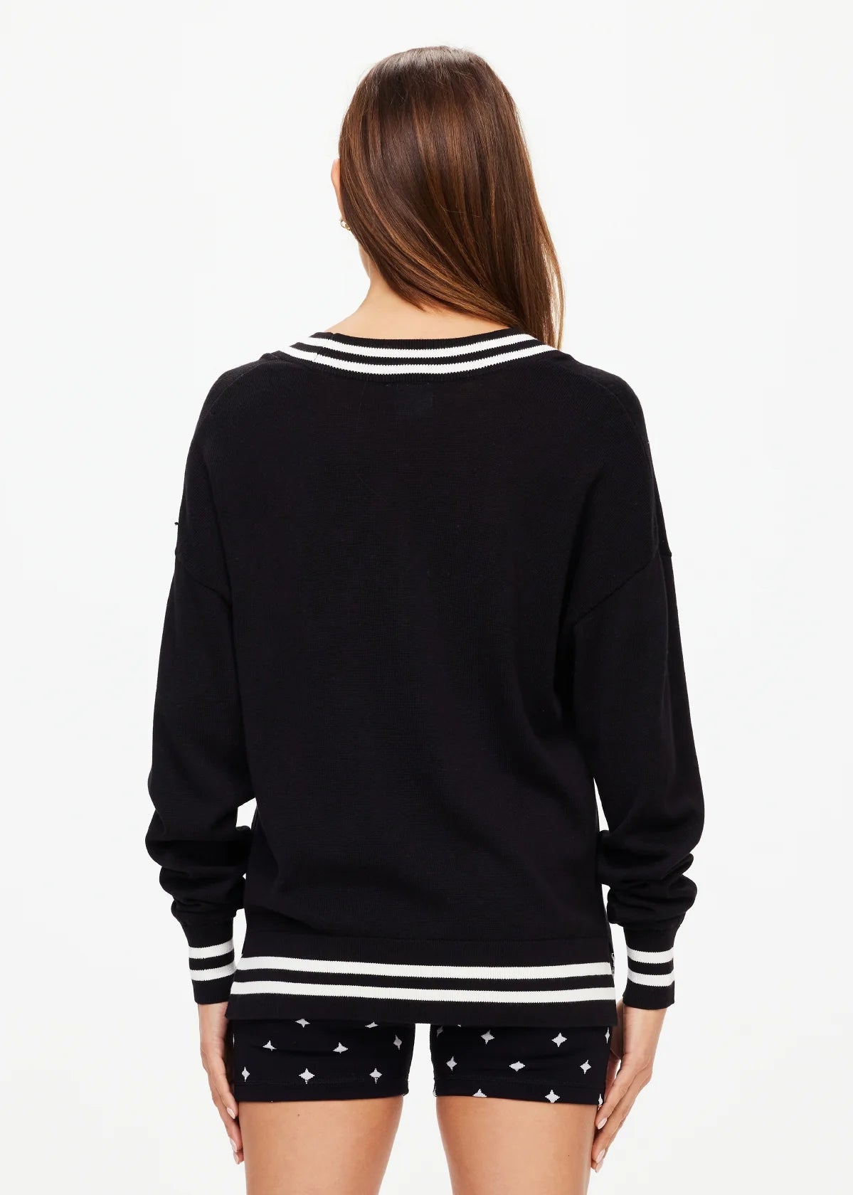 Duet V Neck Knit Sweater