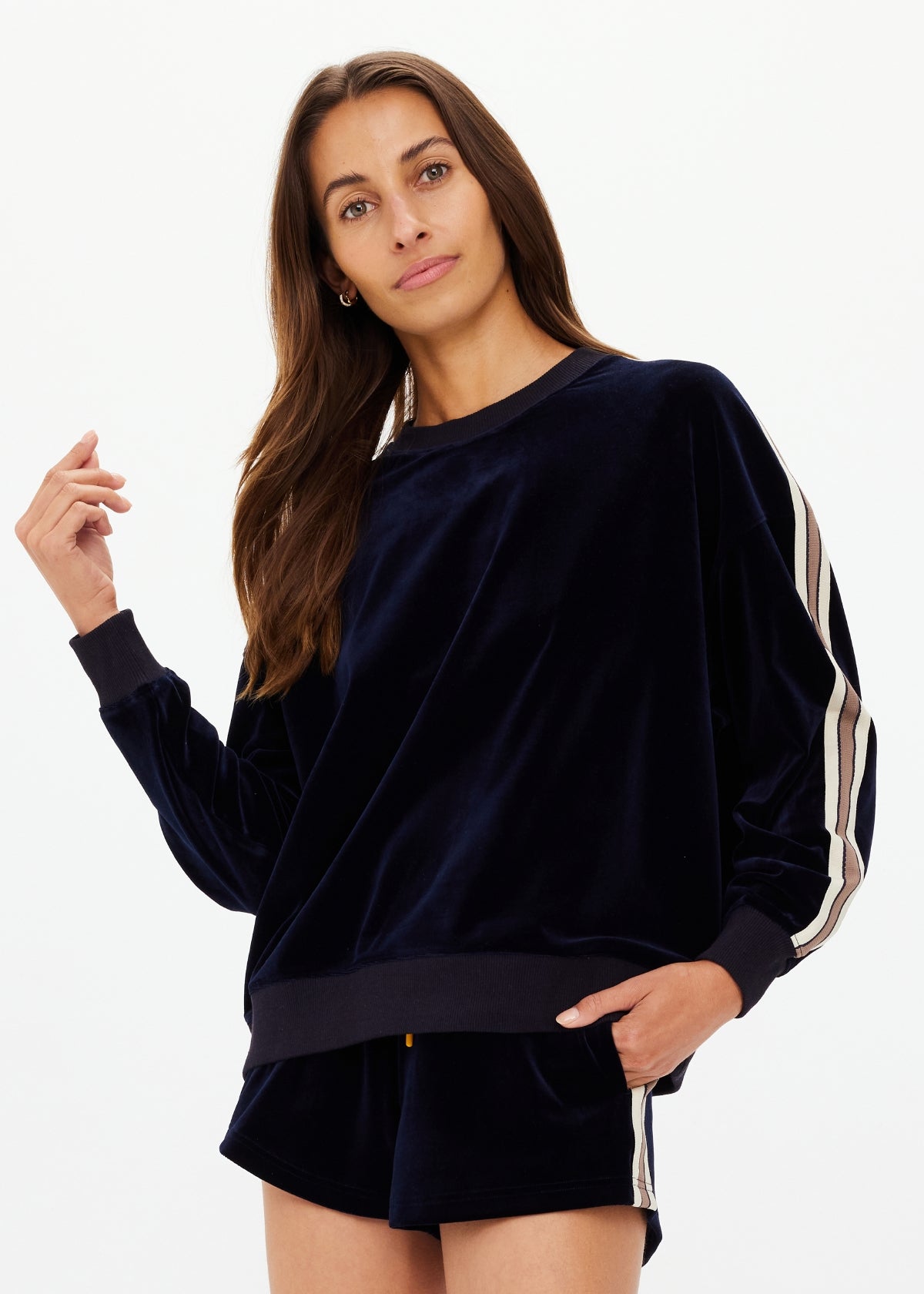 Monaco Lisel Crew Neck Sweater