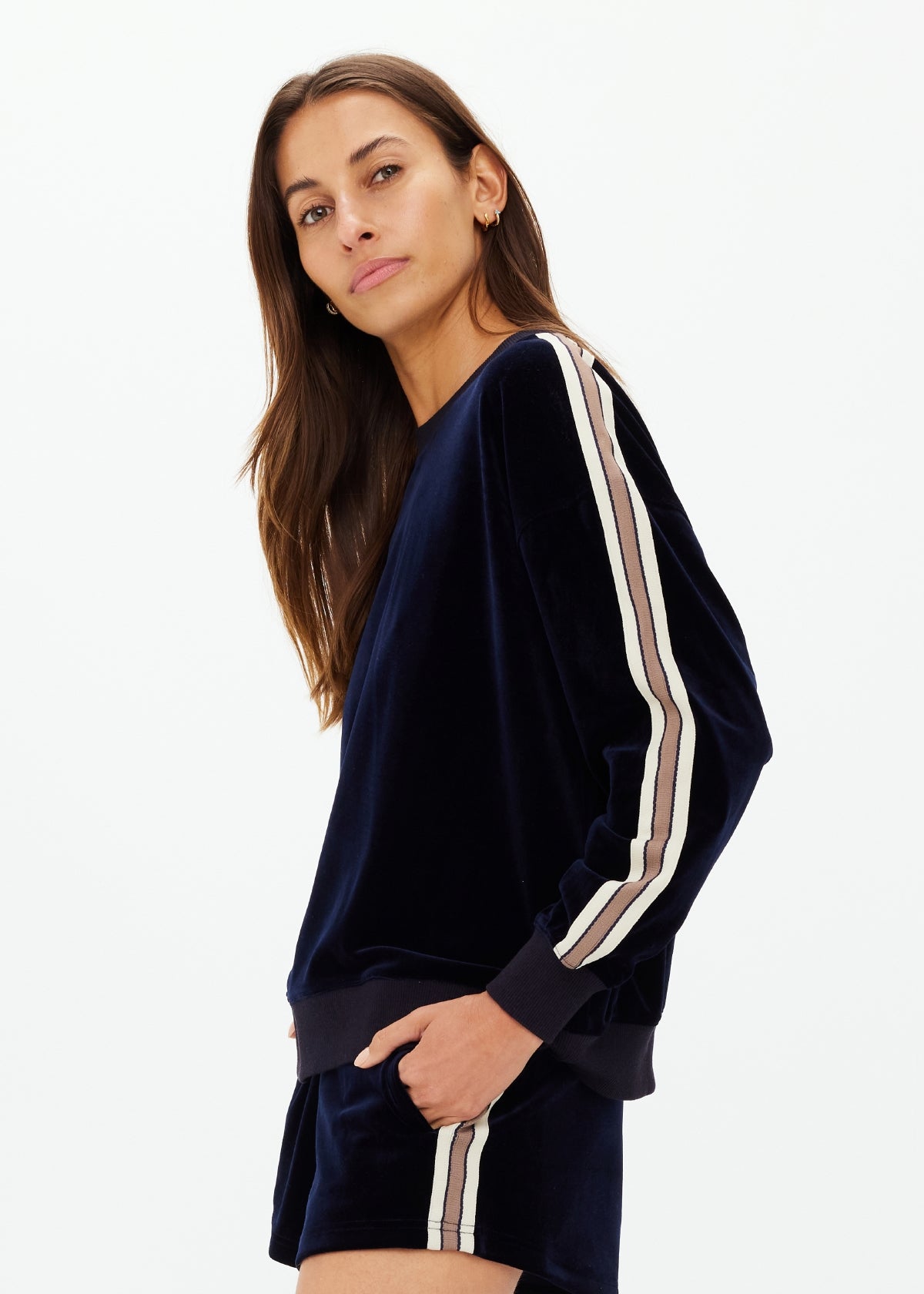 Monaco Lisel Crew Neck Sweater
