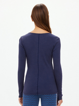 Ness Ribbed Long Sleeve Top