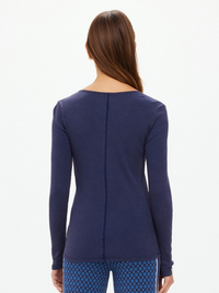 Ness Ribbed Long Sleeve Top