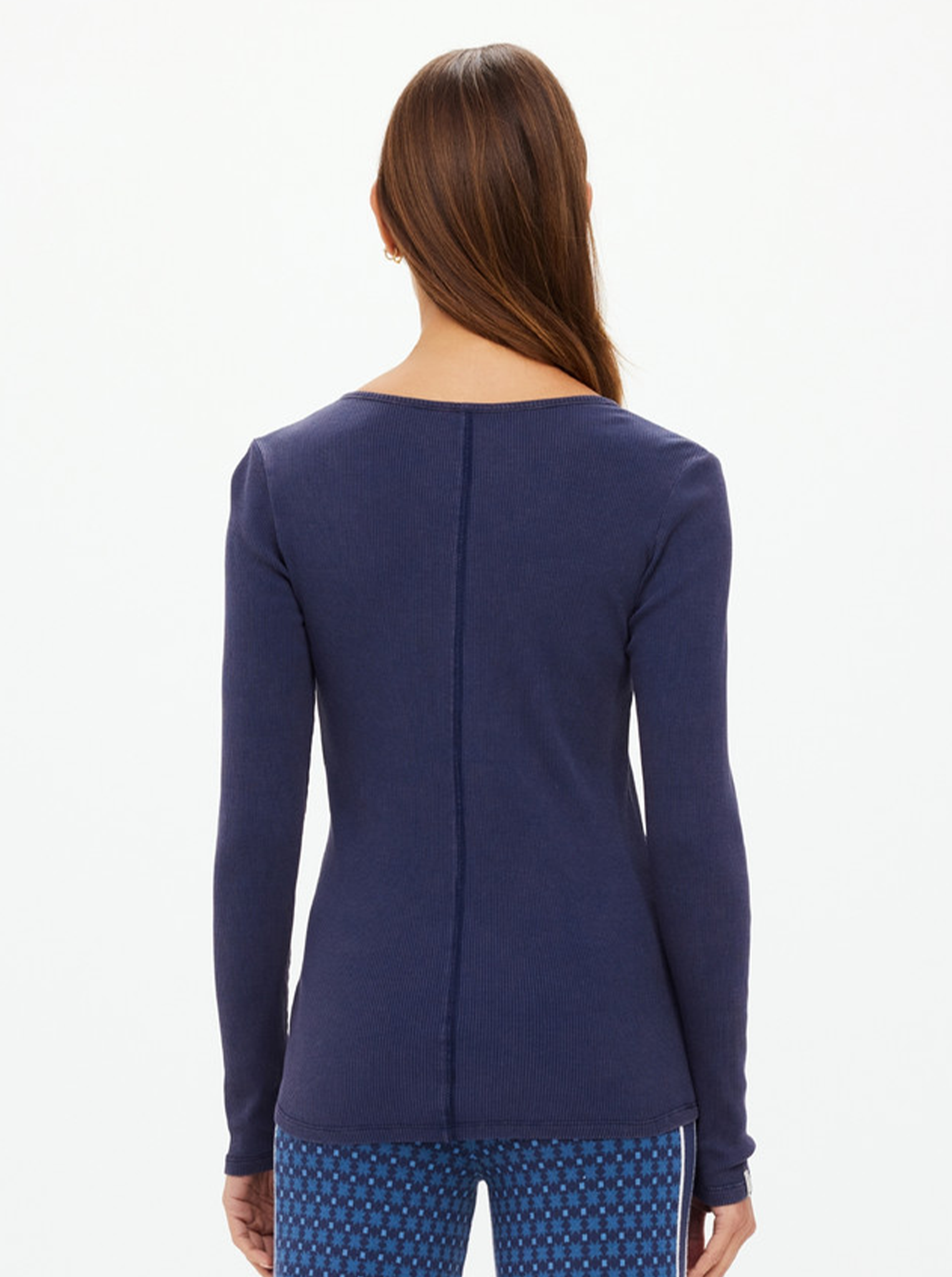 Ness Ribbed Long Sleeve Top