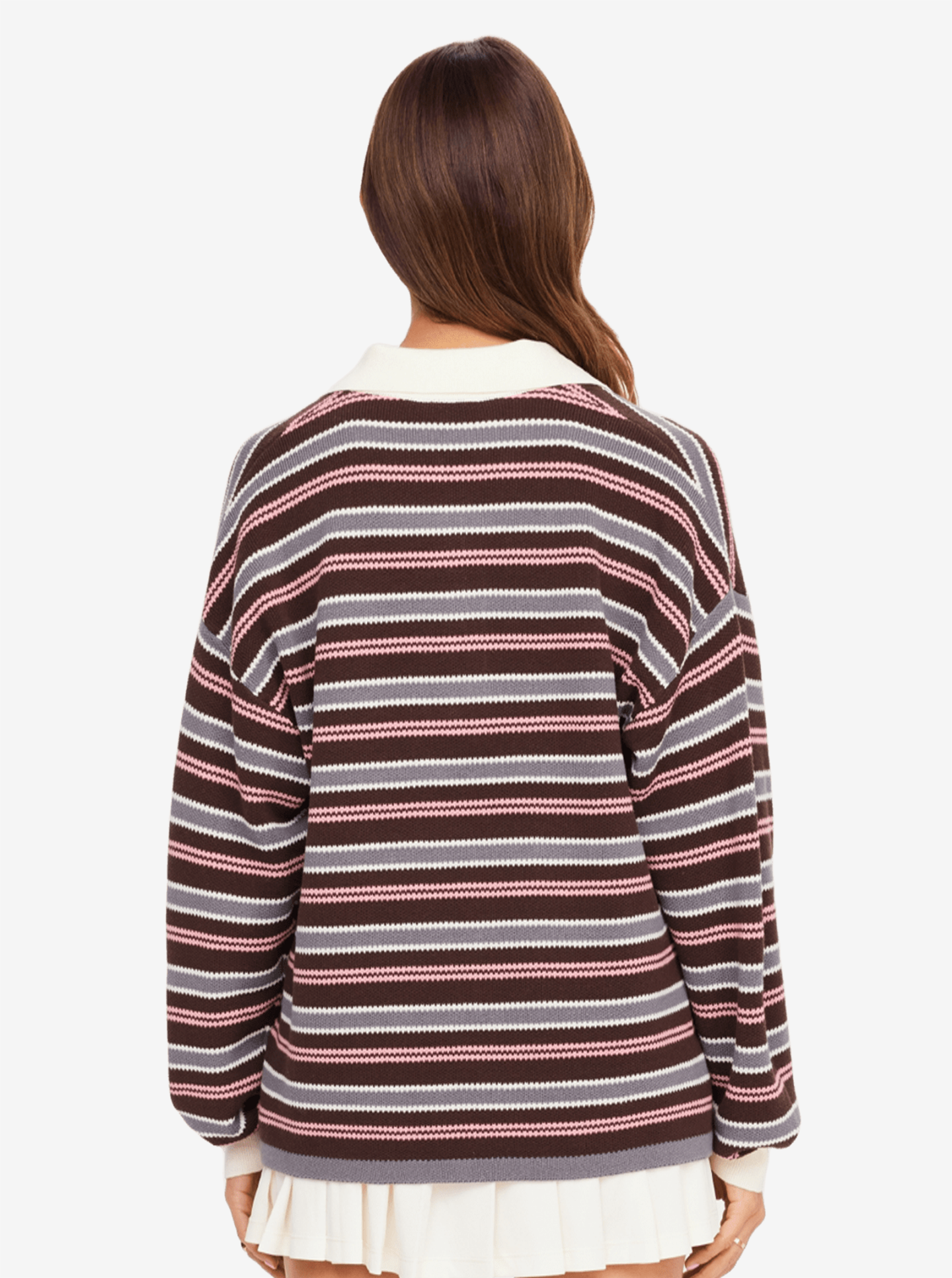 The Upside W Wonder Knit Polo - Stripe