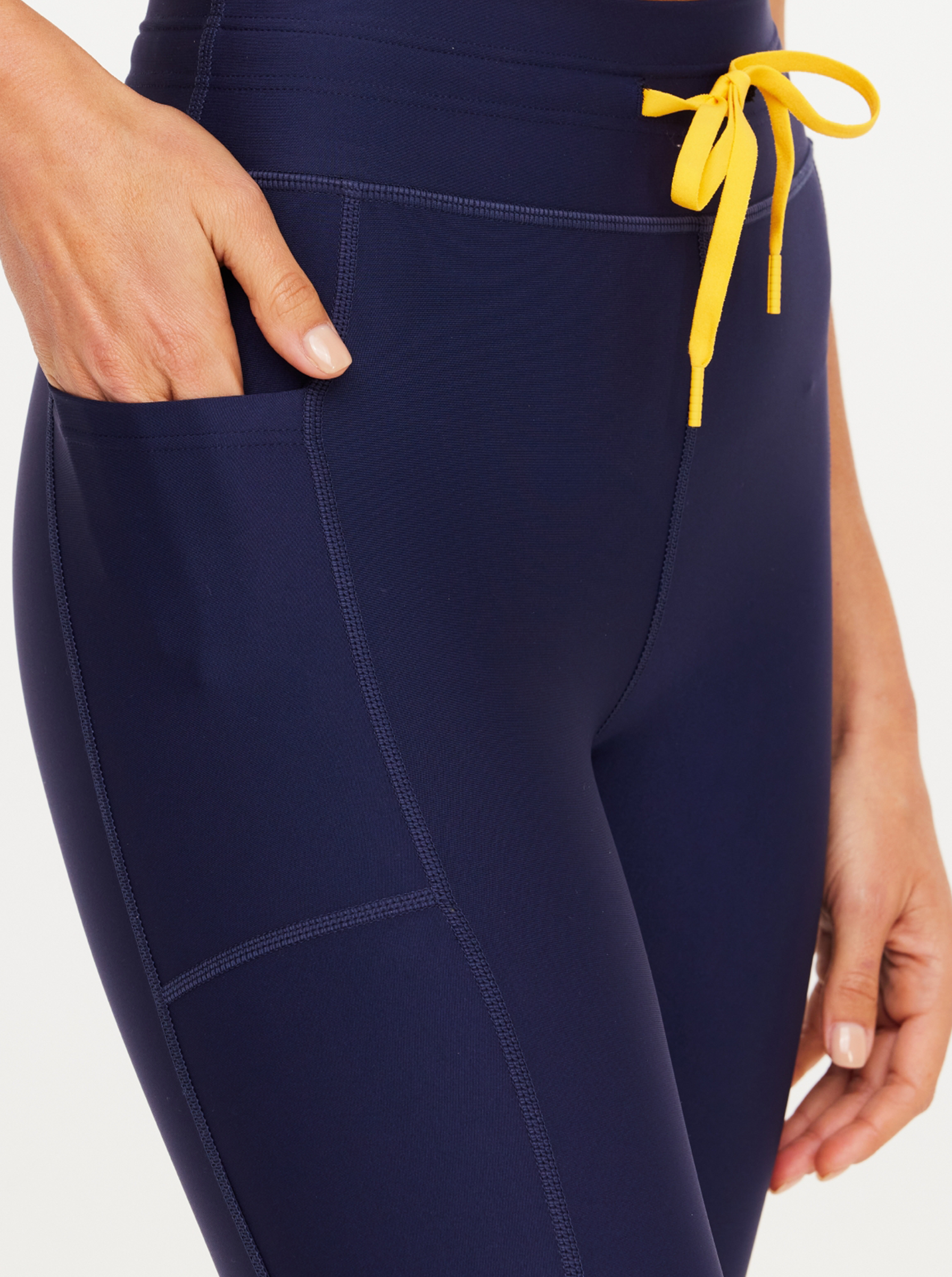 The Upside W Salvador 25In Midi Pant - Navy