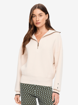 Kairo Half Zip Knit in Natural