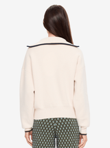 Kairo Half Zip Knit in Natural