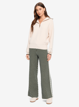 Kairo Half Zip Knit in Natural