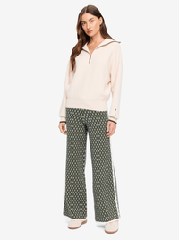 Kairo Half Zip Knit in Natural