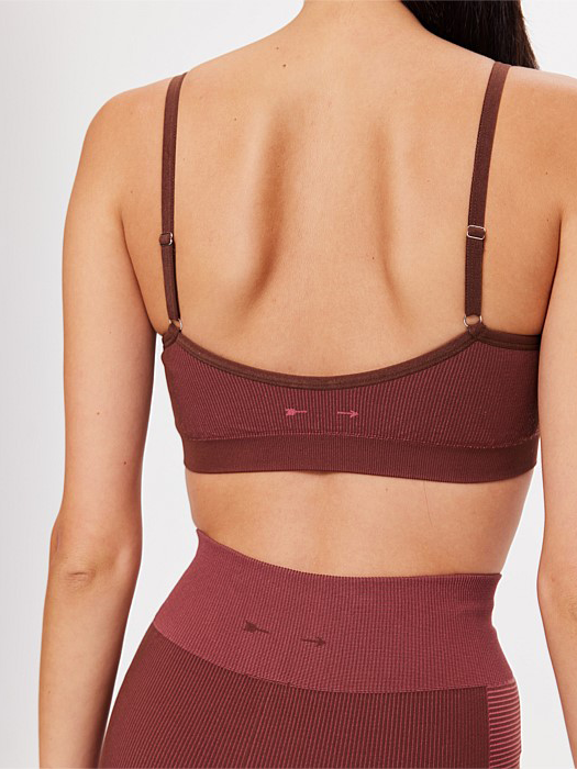 Ribbed Seamless Ballet Bra