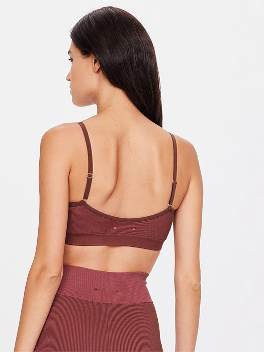 Ribbed Seamless Ballet Bra