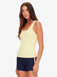 Del Rey Pointelle Tank Top