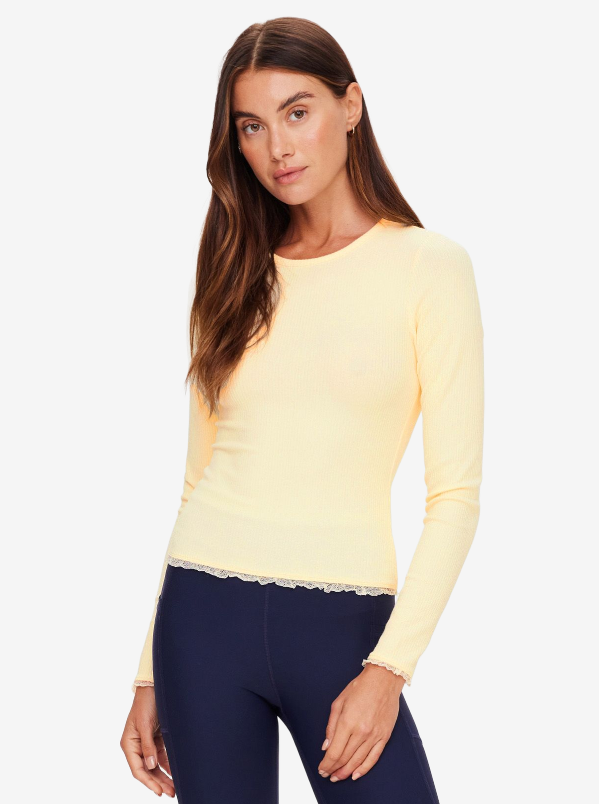 Arlo Pointelle Long Sleeve Top