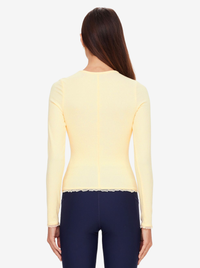 Arlo Pointelle Long Sleeve Top