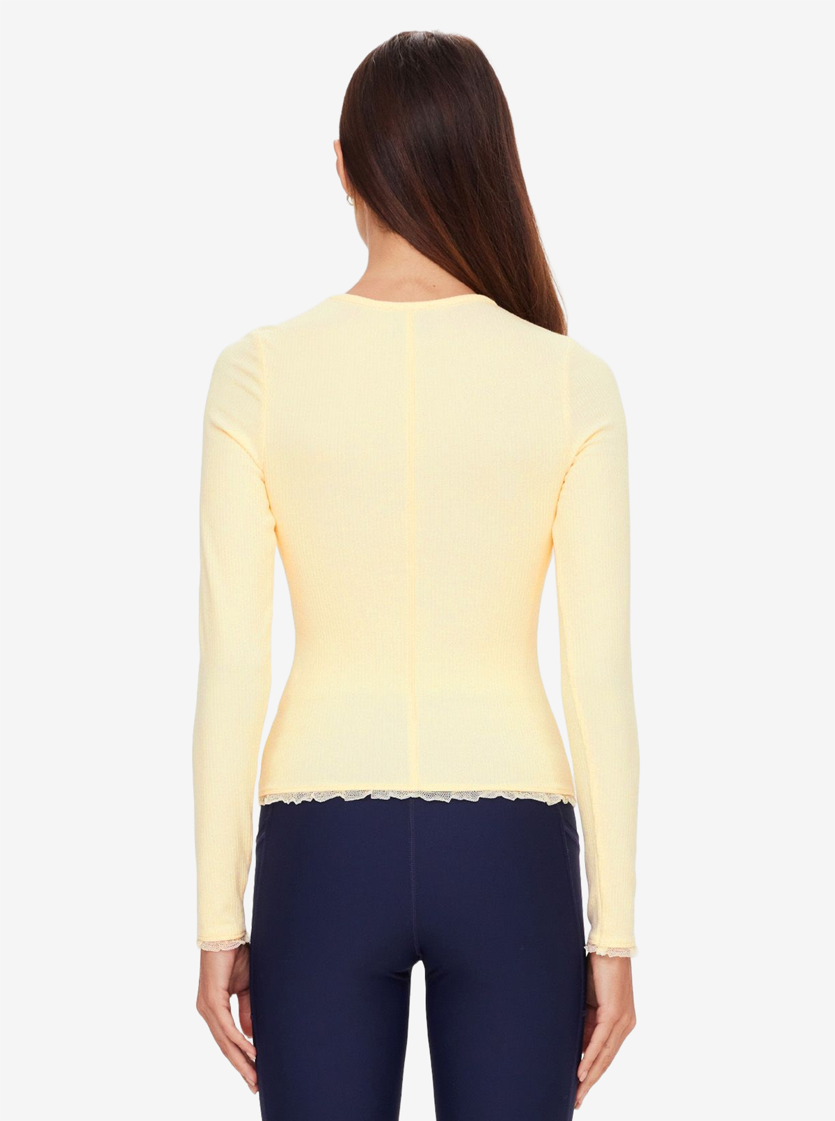 Arlo Pointelle Long Sleeve Top