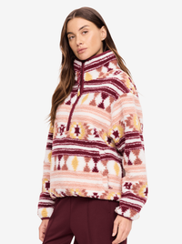 Harlow Fleece Pullover in Abstract