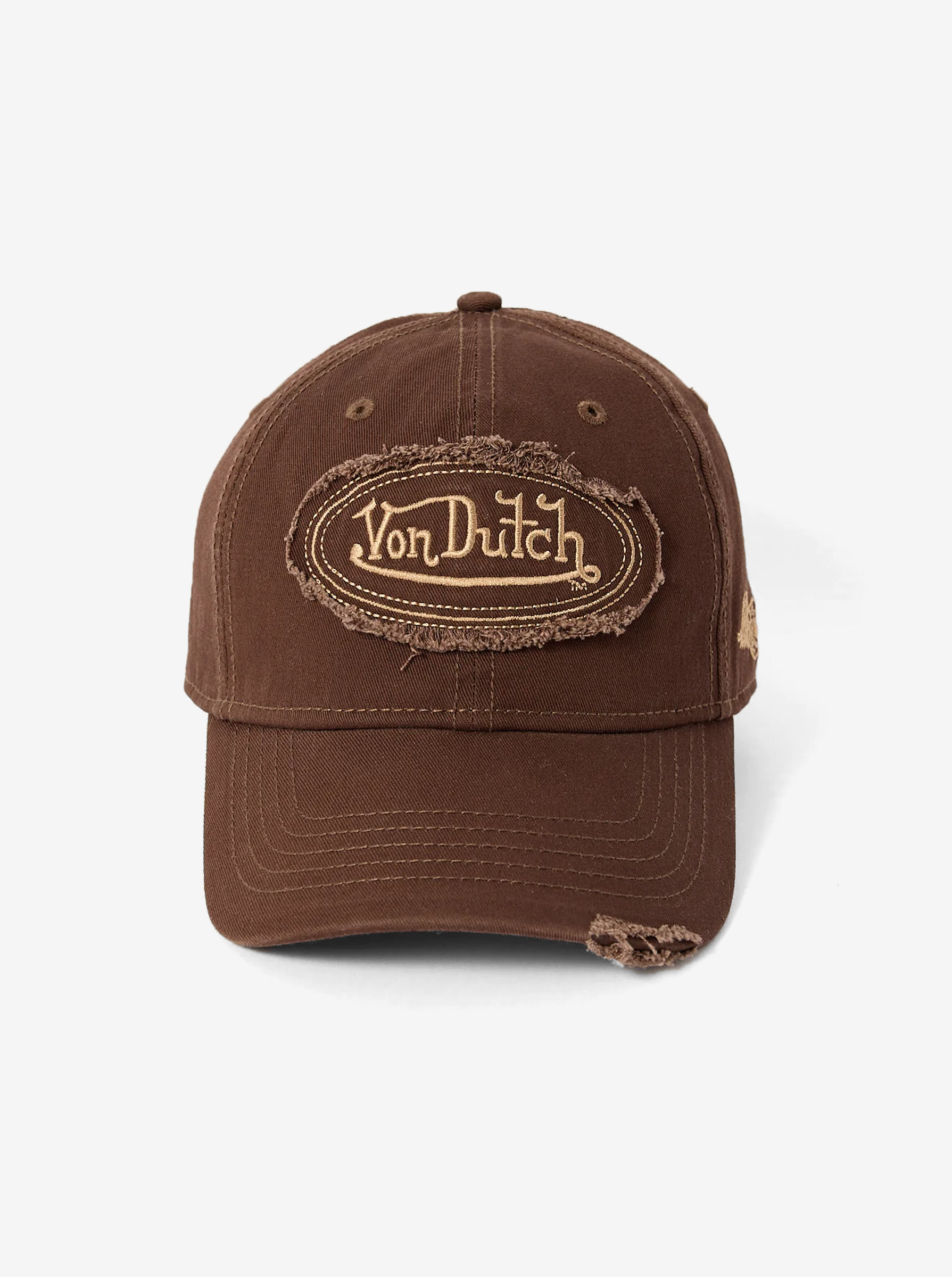 Oval Distressed Dad Cap