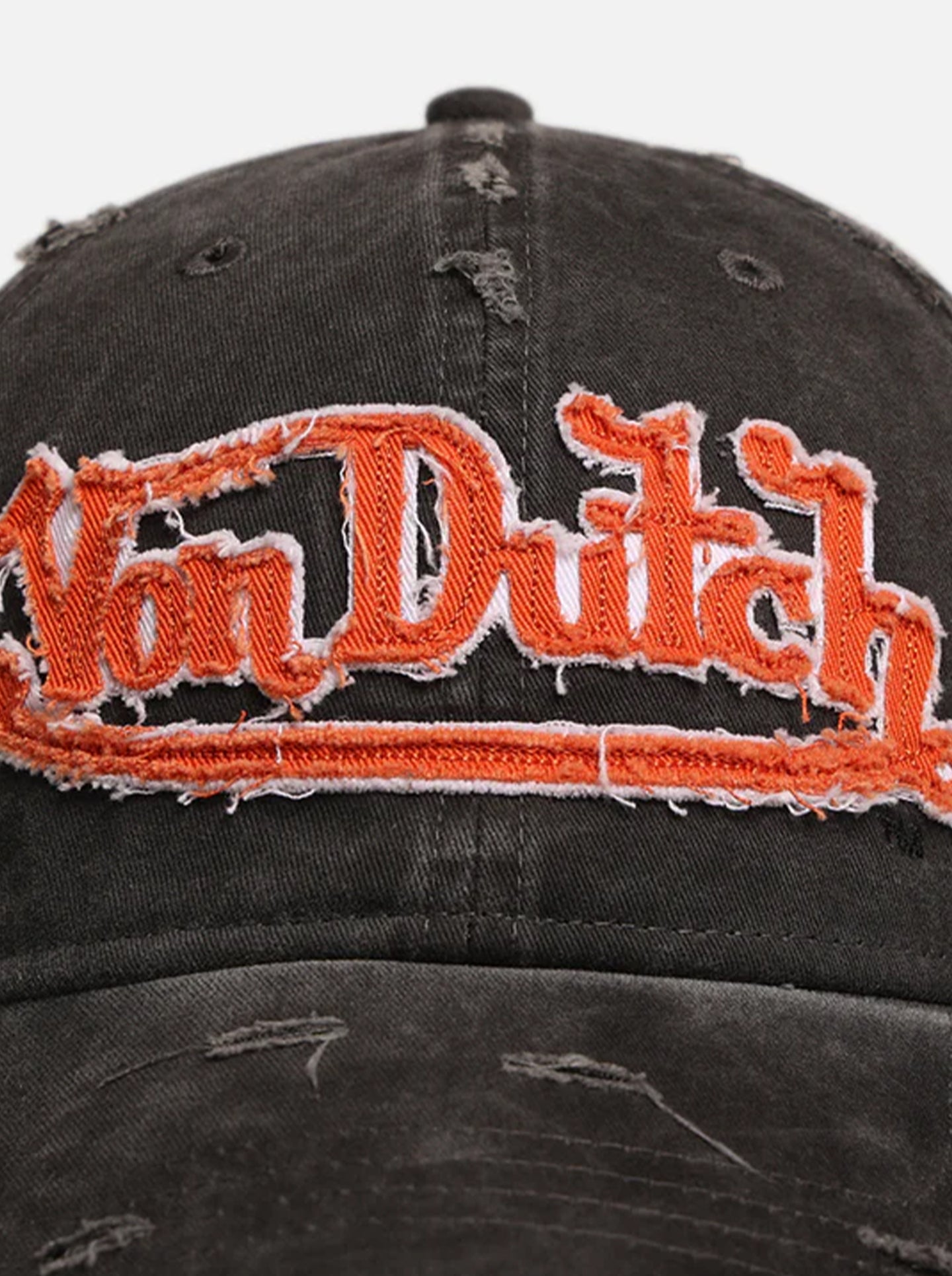 Destroyed Twill Logo Dad Cap
