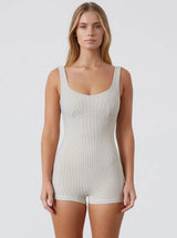 Stripe Rib Bodysuit