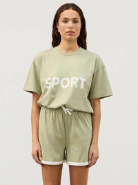 Organic Cotton Blend Sport Short