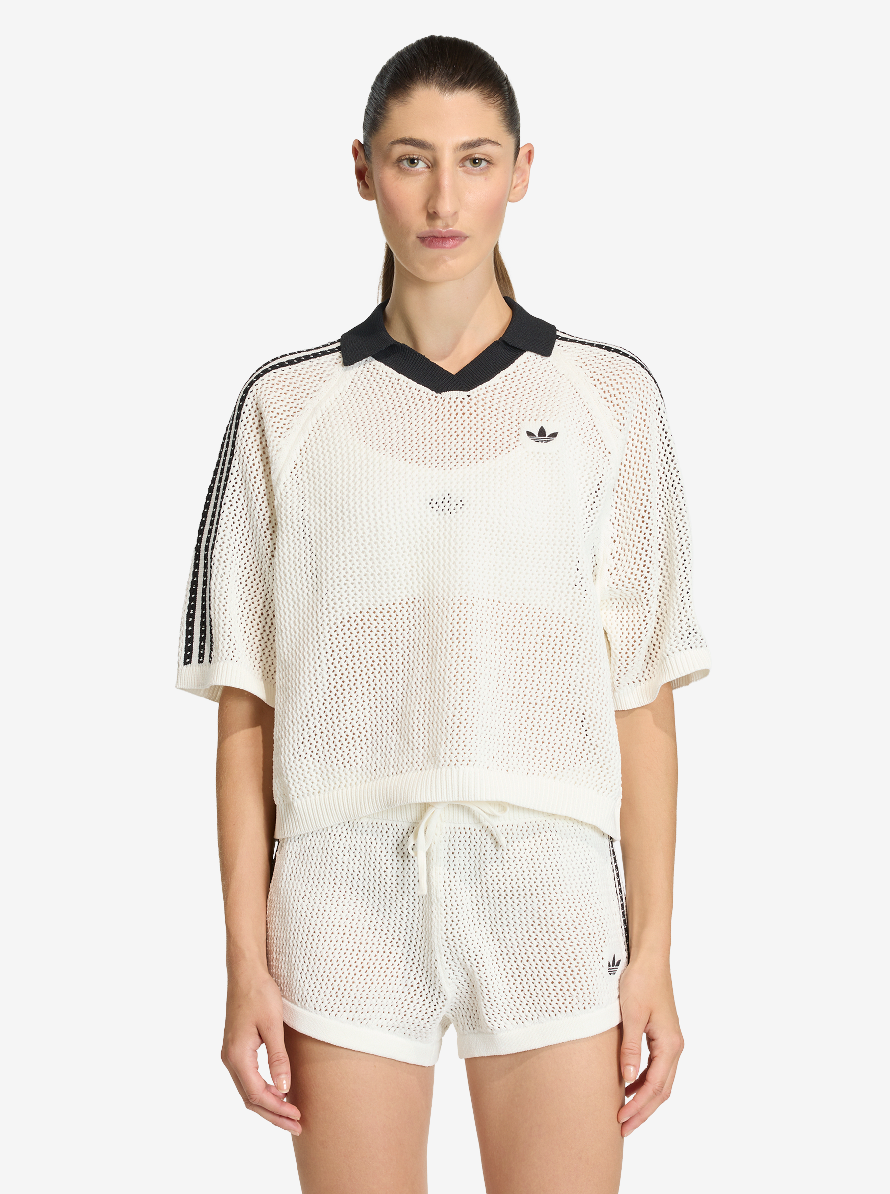 Knitted Crochet Polo