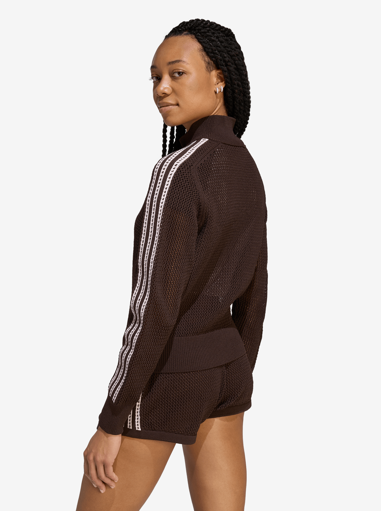 Knitted Crochet Firebird Track Top