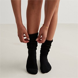 Black Slouch Sock