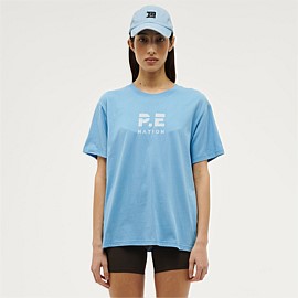 Heads up 2 Tee in Bright Blue 